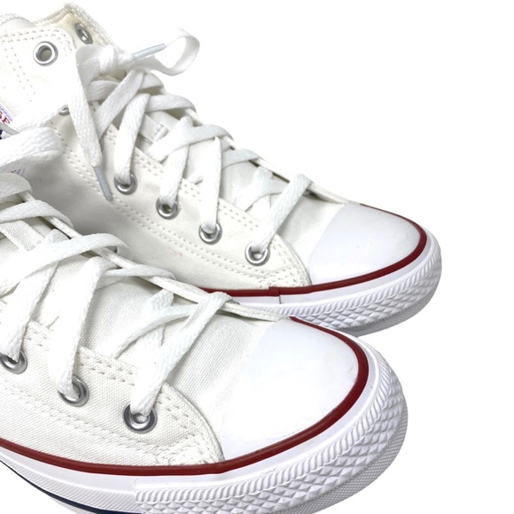 Converse Chuck Taylor Shoes Women Size High Top Canvas White Custom M7650C-WWWSB - Picture 4 of 10